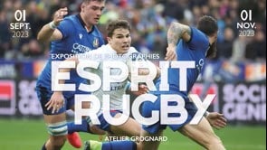 Exposition "Esprit Rugby" à l'Atelier Grognard