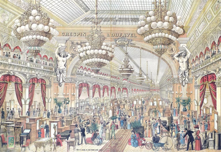 La naissance des grands magasins. Mode, design, jouets, publicité, 1852-1925